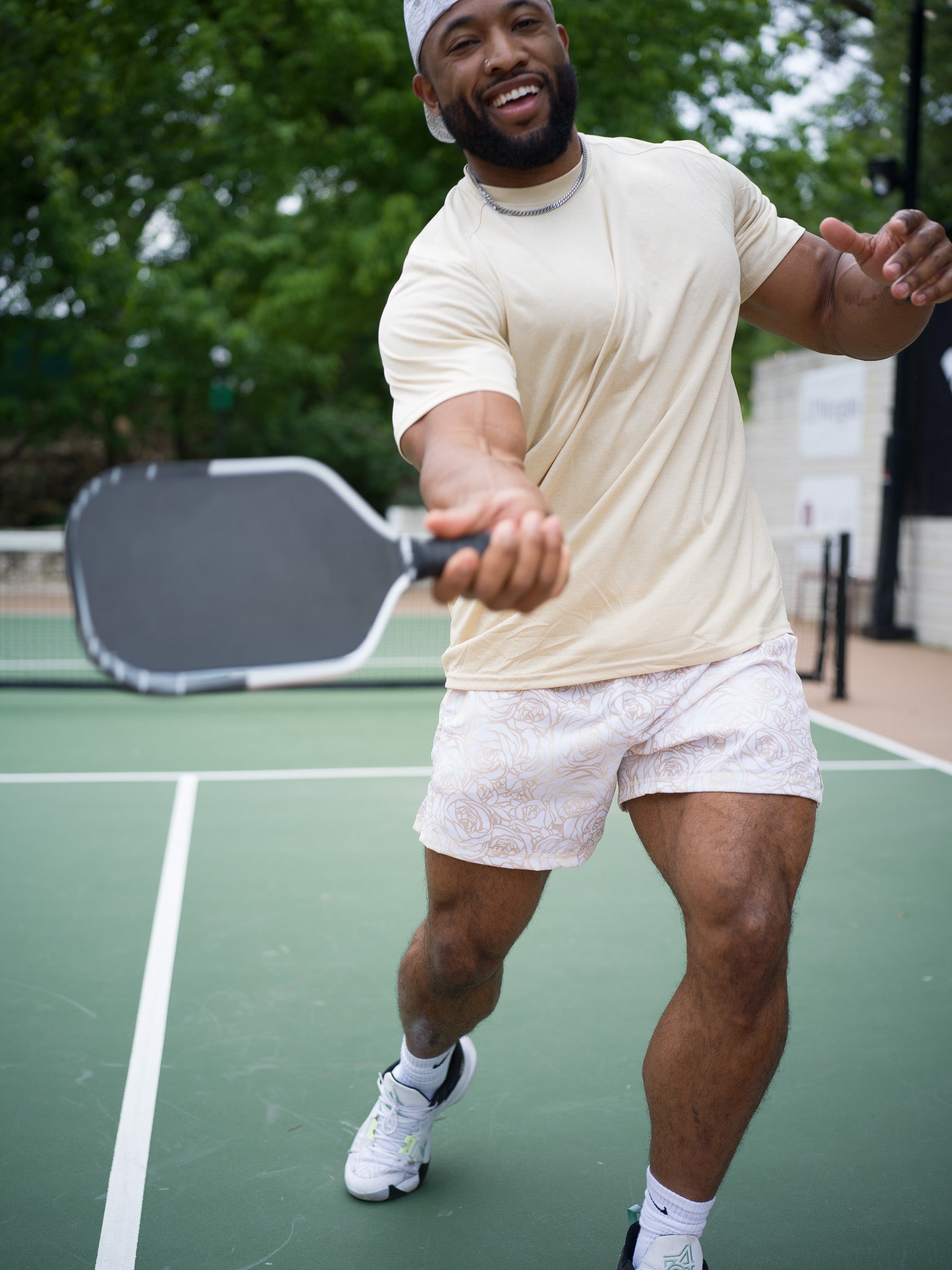 Gold Rose Pickleball Shorts
